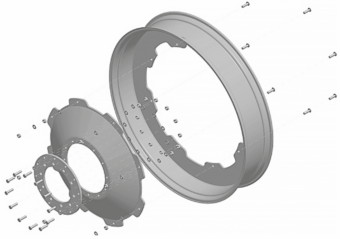 Комбинированные сборные колёсные диски
