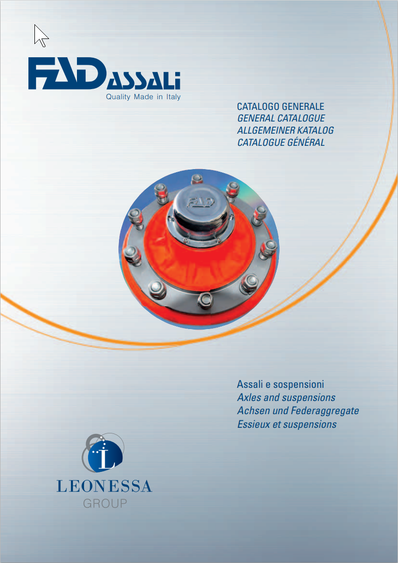 FAD Assali. Оси и полуоси, подвески в сборе.