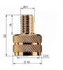 ADAPTER 12V1 -> 8V1 FOR EM VALVE 
